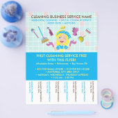 Reinigung von Janitorial Tickets Werbehilfe Flyer (Einzeln)