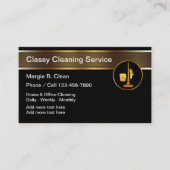 Reinigung von Klassenhäusern und Büros Visitenkarte (Vorderseite)