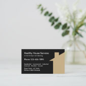 Reinigung von Luft und Trockner Visitenkarte (Stehend Vorderseite)