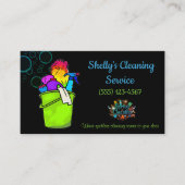Reinigung von Materialien Design House Reinigungsd Visitenkarte (Vorderseite)