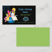 Reinigung von Materialien Design House Reinigungsd Visitenkarte (Vorne/Hinten)