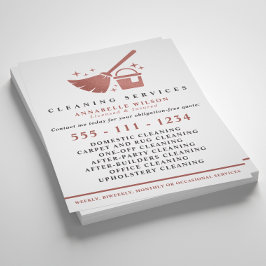 Reinigung von Rose und Rosa Flyer