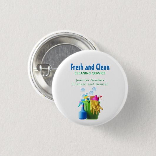 Reinigung von Serviceleistungen Button (Vorne & Hinten)