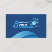 Reinigung von Visitenkarten unter Druck Visitenkarte (Vorderseite)