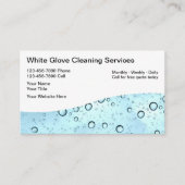 Reinigung von Visitenkarten Visitenkarte (Vorderseite)