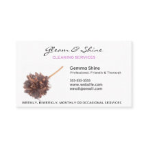 Reinigung von Visitenkarten