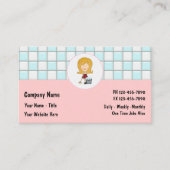 Reinigung von Visitenkarten Visitenkarte (Vorderseite)