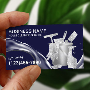 Reinigung von Wasserströmen der Marine im Haus Visitenkarte