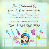 Reinigung von Werbung für Unternehmen Fensteraufkleber (Blatt 3)