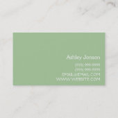 Reinigung von Zuhause-Fenstern, ReinigungsVisitenk Visitenkarte (Rückseite)