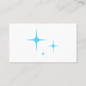 Reinigung von Zuhause mit der Visitenkarte (Rückseite)