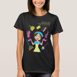 Reinigungdienst Gebäudereinigung Täglich T-Shirt