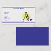 Reinigungs-Dienstleistungen Visitenkarte (Vorne/Hinten)