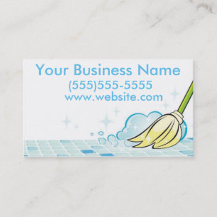 Reinigungs-Dienstleistungsunternehmen-Karten Visitenkarte