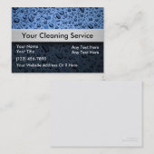 Reinigungs-Dienstleistungsunternehmen-Karten Visitenkarte (Vorne/Hinten)