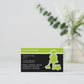 Reinigungs-Dienstleistungsunternehmen-Karten Visitenkarte (Stehend Vorderseite)