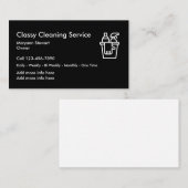 Reinigungs-Dienstleistungsunternehmen-Karten Visitenkarte (Vorne/Hinten)