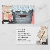 Reinigungs-Dienstleistungsunternehmen-Karten Visitenkarte (Vorne/Hinten)