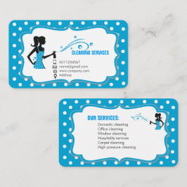 Reinigungs-Dienstleistungsunternehmenkarte Visitenkarte