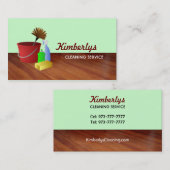 Reinigungs-Dienstleistungsunternehmenkarten Visitenkarte (Vorne/Hinten)