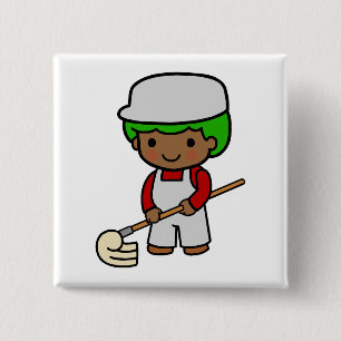 Reinigungs-Junge Button