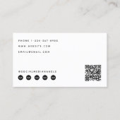 Reinigungs-Service 2 Foto QR-Logo für Social Media Visitenkarte (Rückseite)