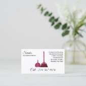 Reinigungs-Service Janitorial funkeln Trend Visitenkarte (Stehend Vorderseite)