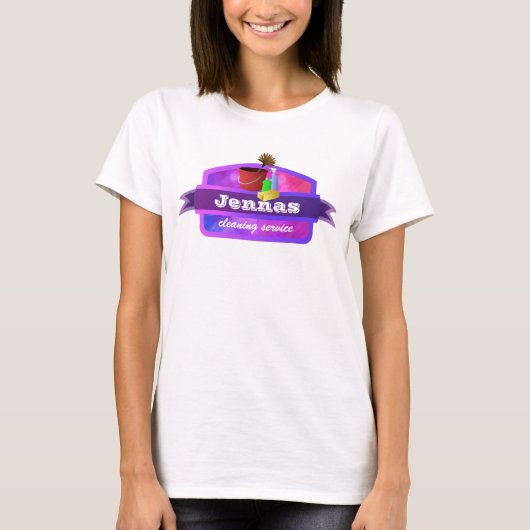 Reinigungs-Service-T-Shirts T-Shirt (Vorderseite)
