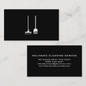 Reinigungs-Service Visitenkarte (Vorne/Hinten)
