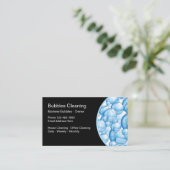 Reinigungs-Service-Wohnkommerzielles Visitenkarte (Stehend Vorderseite)