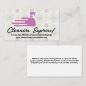 Reinigungs-Spray-Design-Logo | Dekorative Fliesen Visitenkarte (Vorne/Hinten)