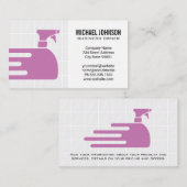 Reinigungs-Spray | Janitor | Maid Visitenkarte (Vorne/Hinten)