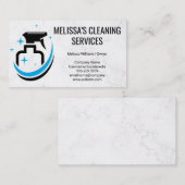 Reinigungs-Spray | Marmorboden Visitenkarte (Vorne/Hinten)