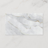 Reinigungs-Spray | Weißer Goldmarmor Visitenkarte (Rückseite)