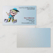 Reinigungs-Typ Visitenkarte (Vorne/Hinten)