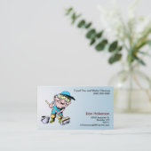 Reinigungs-Typ Visitenkarte (Stehend Vorderseite)