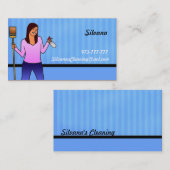 Reinigungs-Visitenkarten Visitenkarte (Vorne/Hinten)