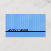 Reinigungs-Visitenkarten Visitenkarte (Rückseite)