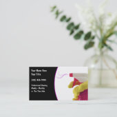 Reinigungs-Visitenkarten Visitenkarte (Stehend Vorderseite)