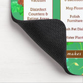 Reinigungs-Zeitplan-u. Bestätigungs-Vintages Mousepad (Ecke)