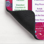 Reinigungs-Zeitplan-u. Bestätigungs-weibliches Mousepad (Ecke)