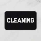 Reinigungsangebote für kundenspezifische QR Visitenkarte (Vorderseite)