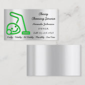 Reinigungsangebote Reinigungsmittel Staubsauger-Lo Visitenkarte (Vorne/Hinten)