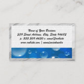 Reinigungsangebote und -dienstleistungen visitenkarte (Rückseite)