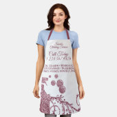 Reinigungsanstalt Janitorial einfache Spray Rosa w Schürze (Getragen)