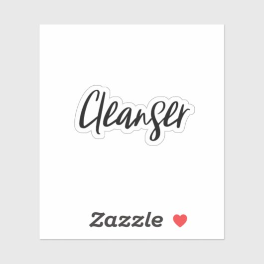 Reinigungsaufkleber Aufkleber (Blatt)