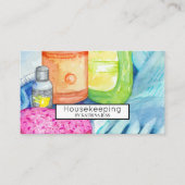 Reinigungsbedarf in den Wohnräumen Visitenkarte (Vorderseite)