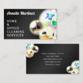 Reinigungsblasen berufliche Visitenkarte (Vorne/Hinten)