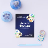 Reinigungsblasen beruflicher Flyer (Einzeln)