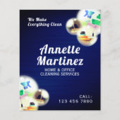 Reinigungsblasen beruflicher Flyer (Vorne)